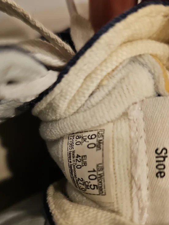 Vans SK8 High-Top Sneakers in Navy and White Men's Size 9 Women's Size 10.5 - Picture 11 of 11